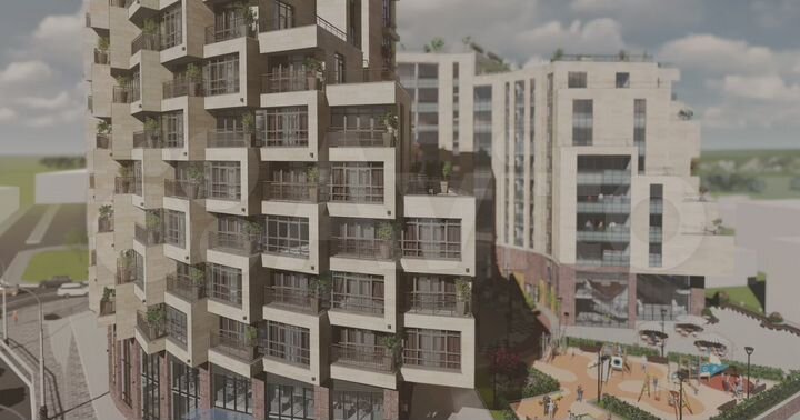 Апартаменты-студия, 54,3 м², 3/10 эт.