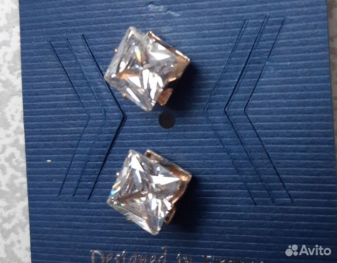 Серьги горный хрусталь