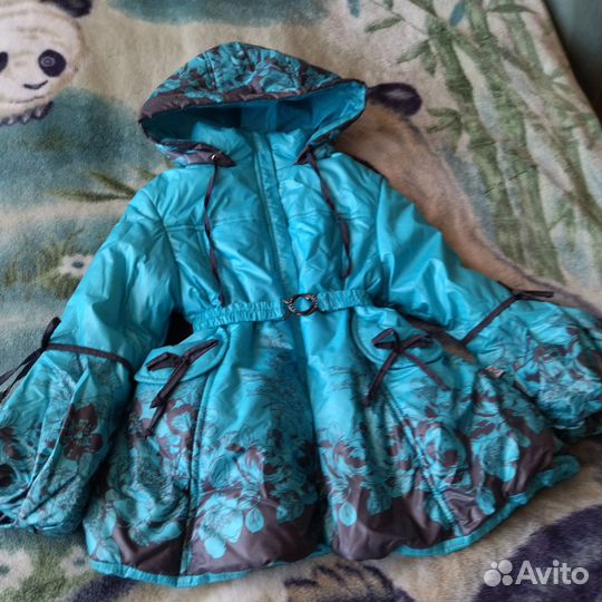 Куртка для девочки размер 110-116