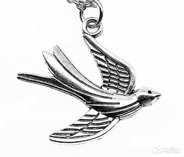 Подвеска Ласточка Птица Птичка Украшение Кулон