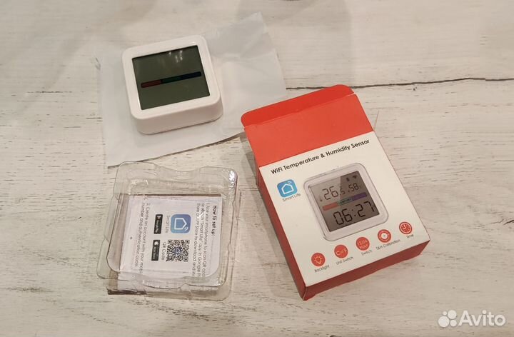 Датчик температуры и влажности Tuya/SmartLife