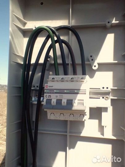 Столб под электричество монтаж 220в 380в