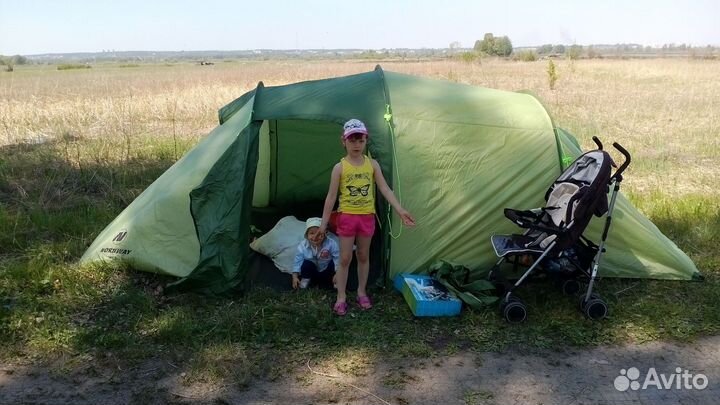Палатка туристическая 4 местная с тамбуром