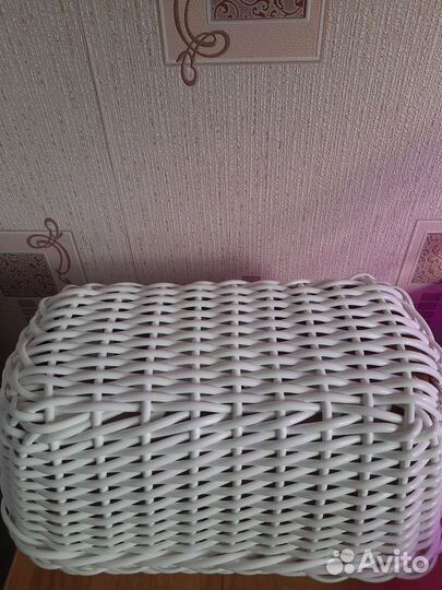 Ящик,оплетенный ротангом 9л