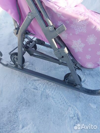 Коляска санки