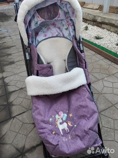 Детские санки коляска ника 7 8