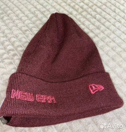 Шапка New Era Original. Бордовая. Новая