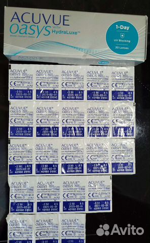 Линзы контактные