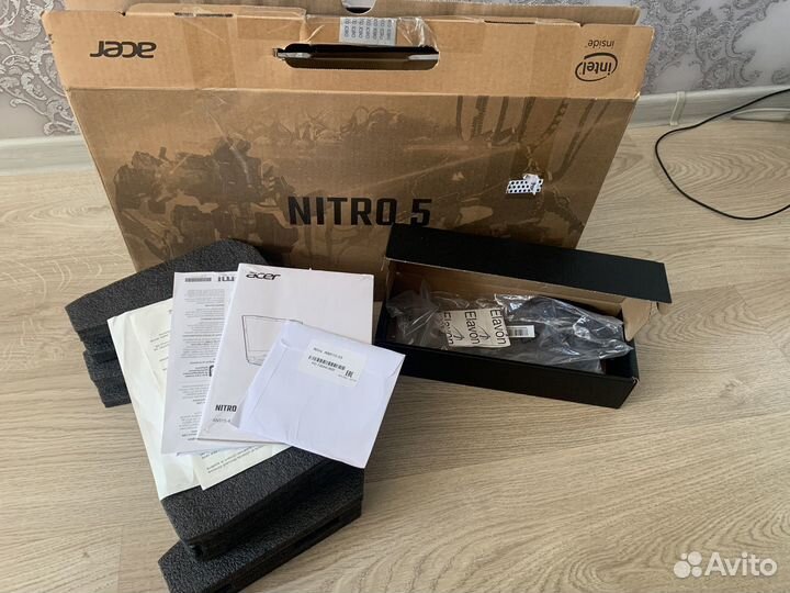 Коробка от ноутбука acer nitro