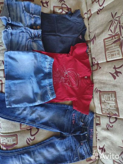 Вещи пакетом на девочку 128-134