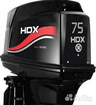 Лодочный мотор 2-х тактный HDX T 75 FEL-T