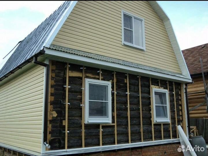 Обшивка домов сайдингом