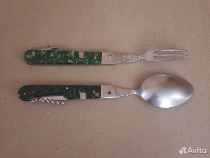 Складная ложка и вилка