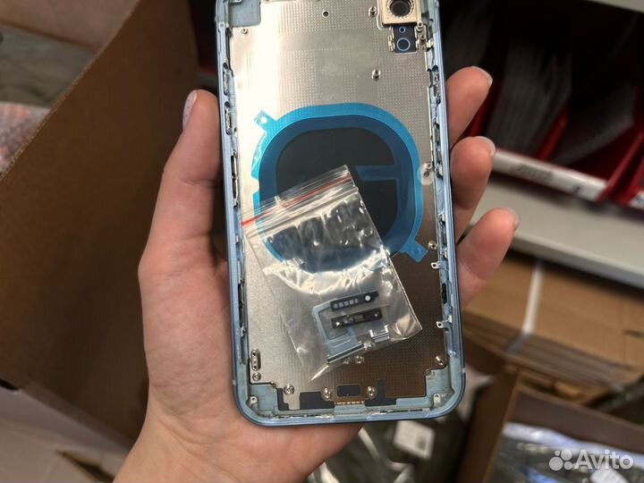 Корпус iPhone XR синий (Арт.33038)