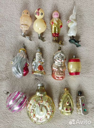 Елочные игрушки СССР