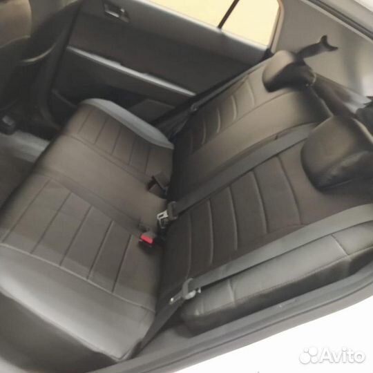 Чехлы Хендай Крета модельные черные из Эко кожи