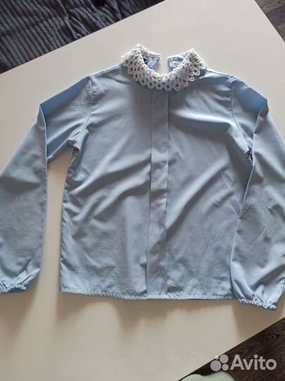 Блузки школьные на девочку 134 140