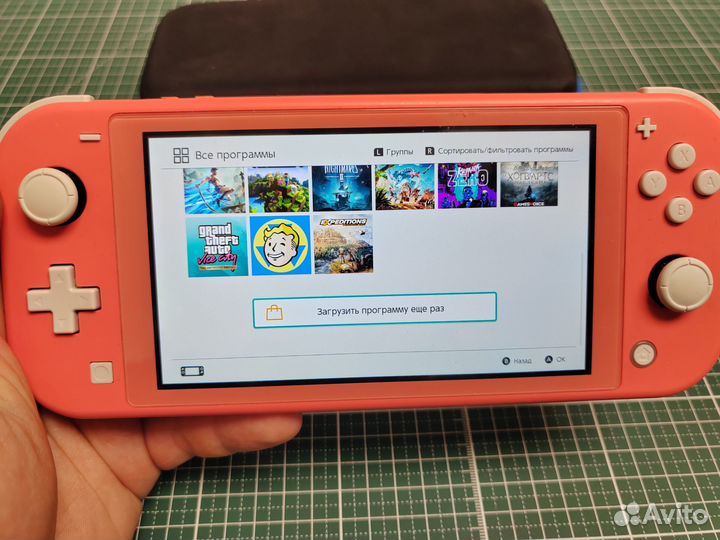 Nintendo switch lite прошитый 256 GB