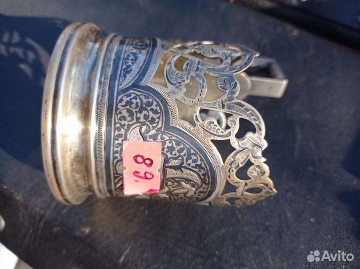 Подстаканник серебро СССР