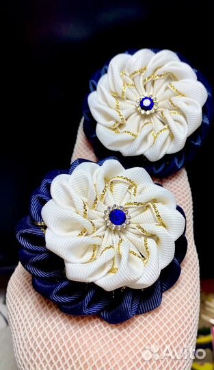 Школьные бантики ручной работы