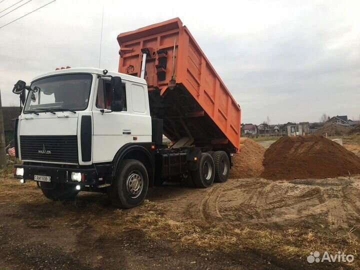 Песок карьерный доставка