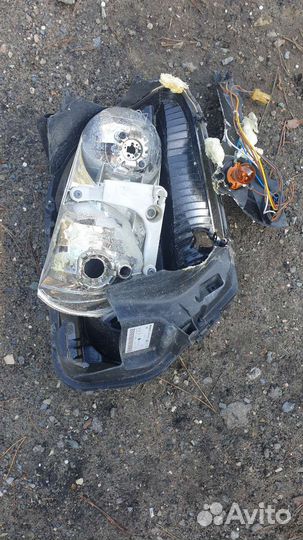 Переднее левое крыло и фара duster