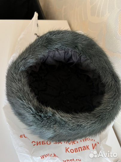 Шапка норковая женская