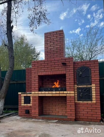 Печи камины барбекю