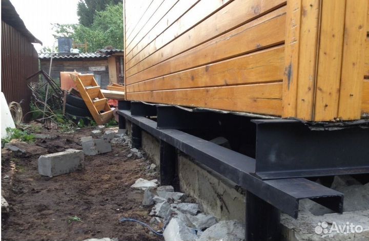 Подъёмы домов замена венцов