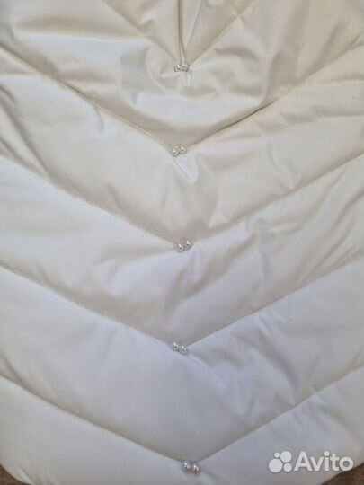 Зимний конверт в коляску на овчине