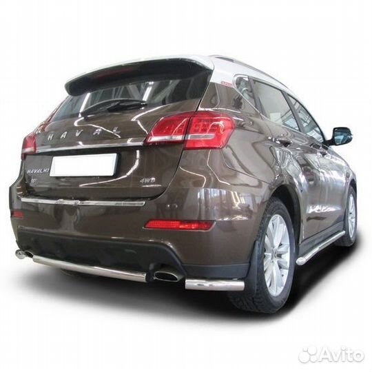 Защита заднего бампера Haval H2