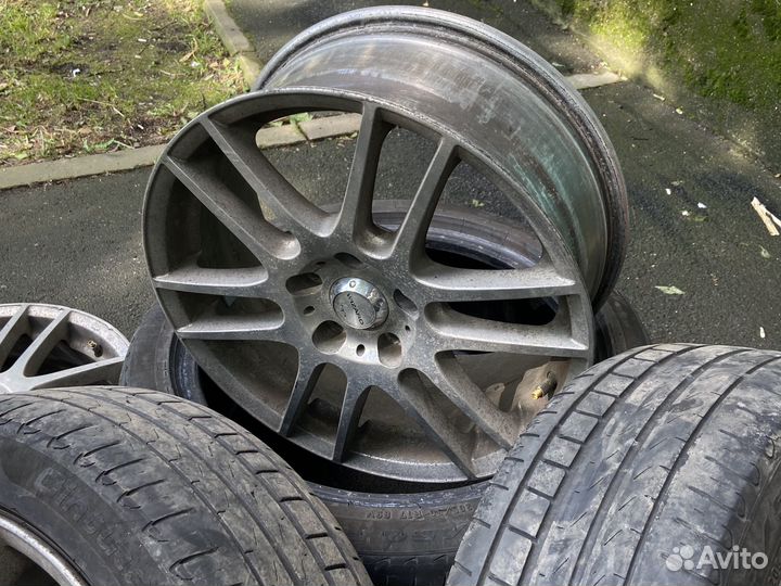 Литые диски r17 5x114.3 ATech Wizzard