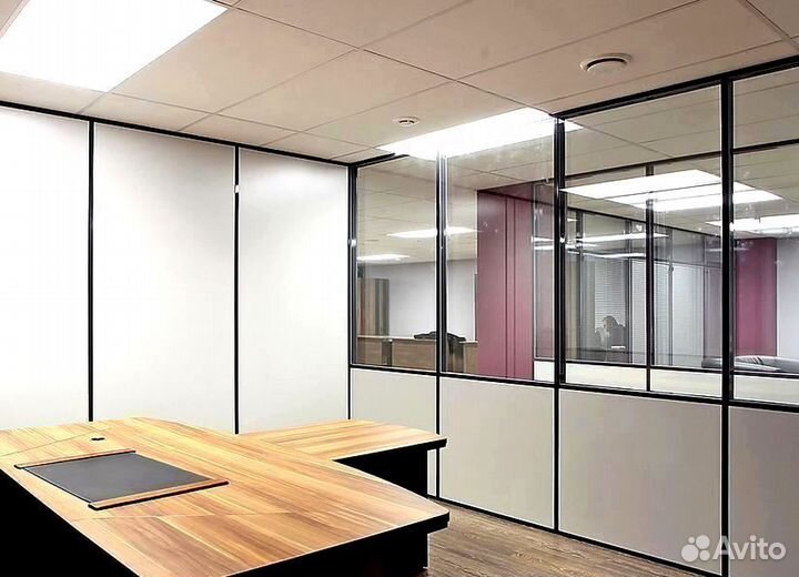Монтаж офисных перегородок