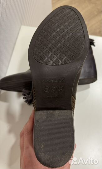 Полусапоги женские казаки кожаные 40 р