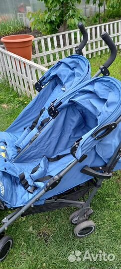 Коляска трость для двойни