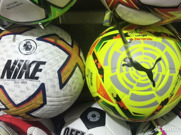 Футбольный мяч adidas, nike, puma, select