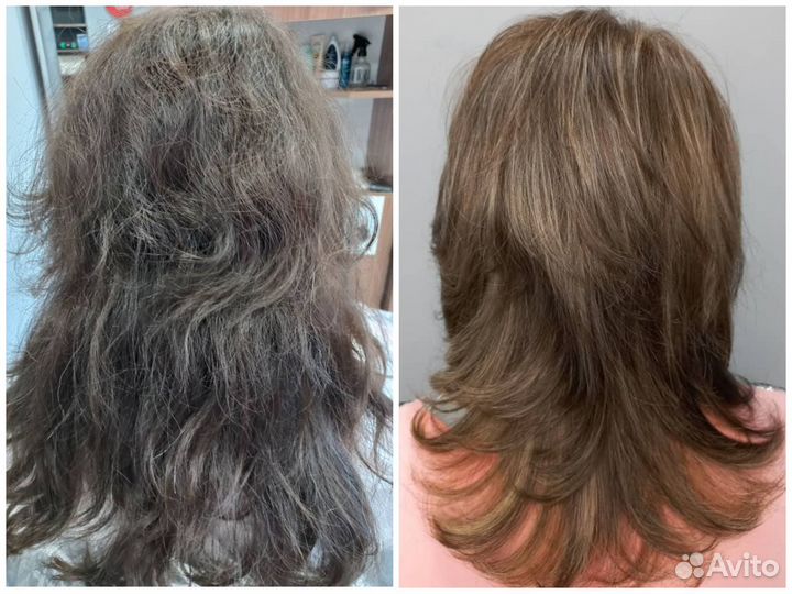 Окрашивание волос. Стрижка в подарок