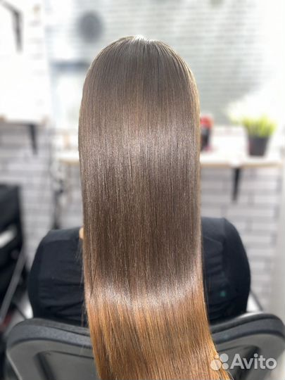 Кератиновое выпрямление и ботокс волос