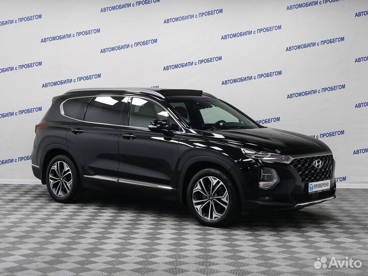 Hyundai Santa Fe 2.2 AT, 2019, 92 634 км