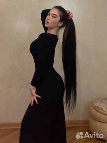 Накладной хвост, хвост на резинке, хвост шиньон