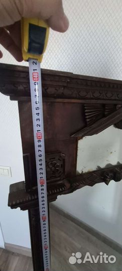 Зеркало настенное старинное в раме