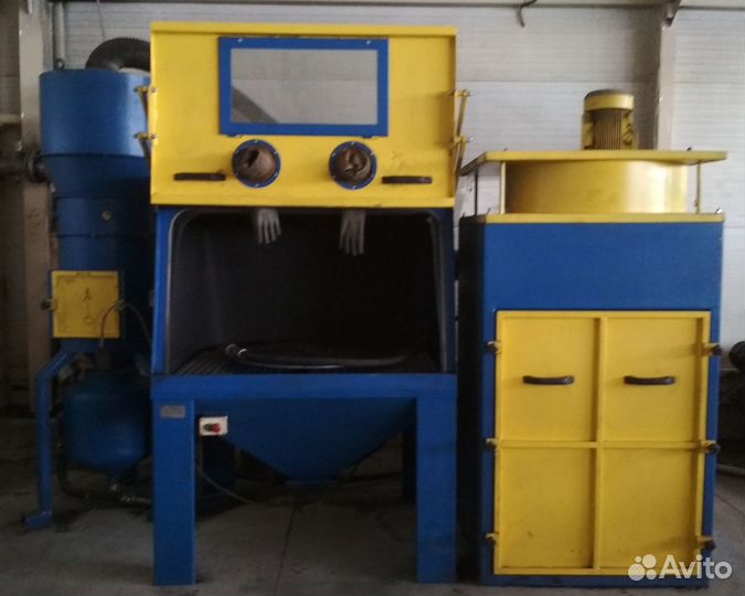 Абразивоструйная камера ксо-130нсфр с компрессором