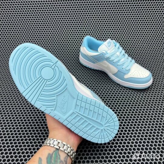 Кроссовки Nike Dunk Low GS TPU Swoosh Blue