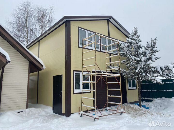 Ангар из сэндвич-панелей гараж дом коттедж