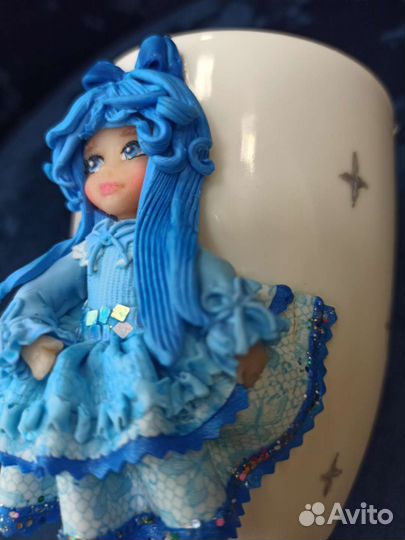 Кружка с декором 