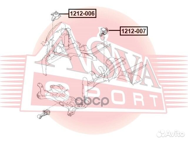 Опора двигателя Hyundai Accent