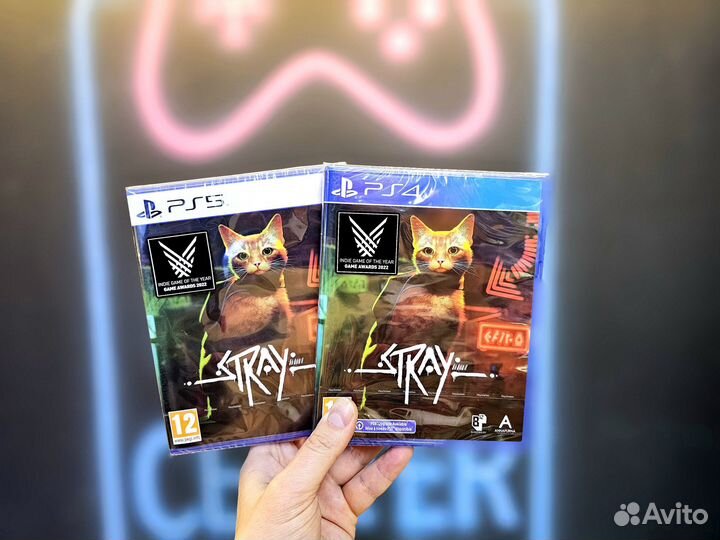 Новый диск ps4 ps5 Stray, русская версия