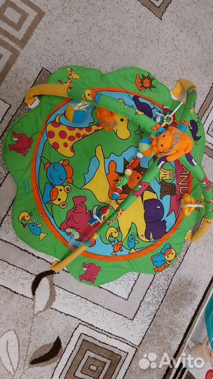 Развивающий игровой коврик 0+