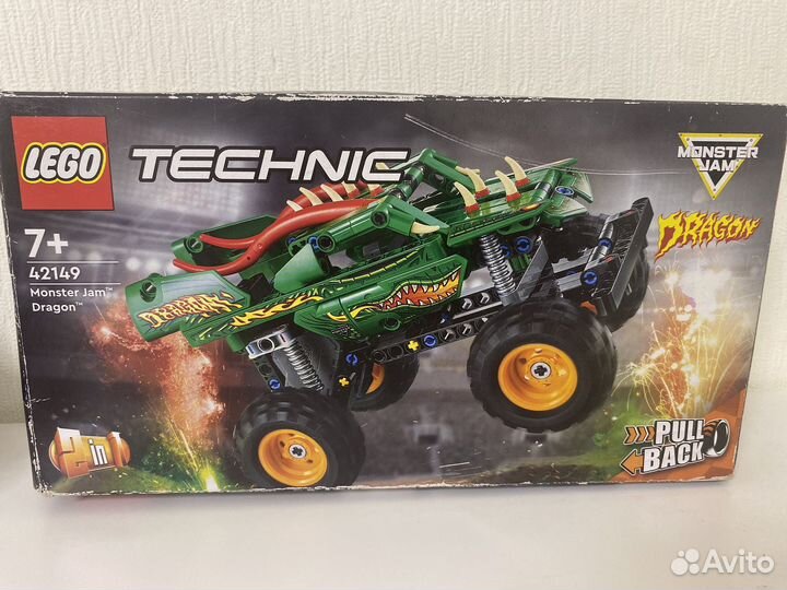 Lego technic 7+ Monster jam Dragon