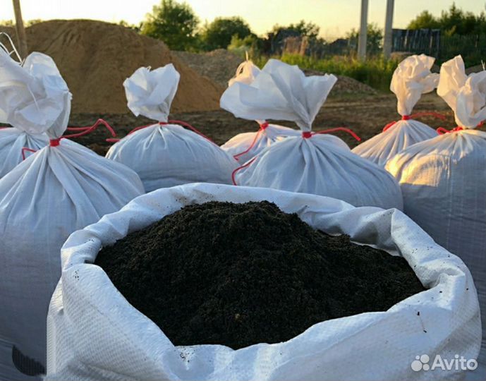 Чернозем в мешках